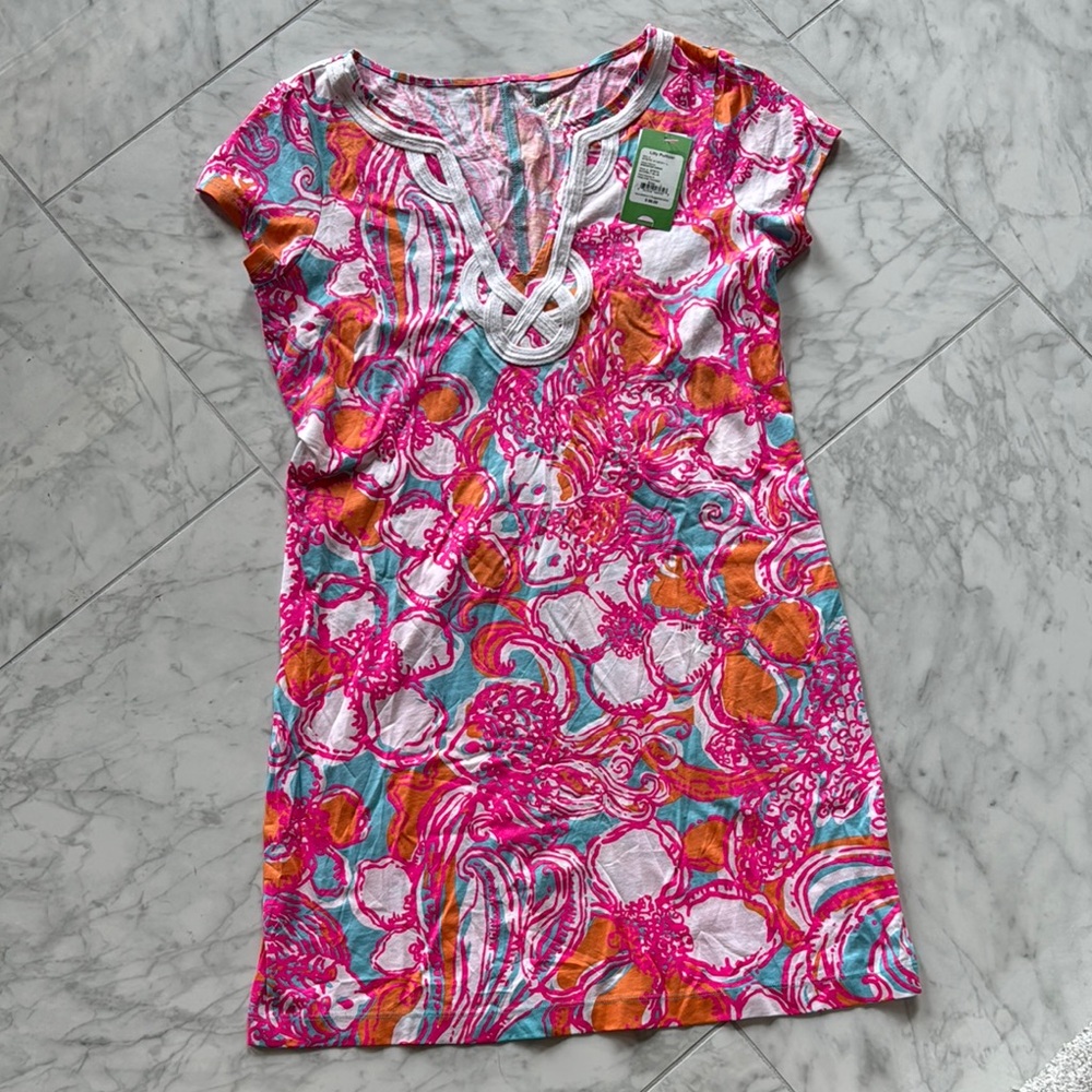 Lilly Pulitzer Feeling Tanked Brewster knit dress large NWT